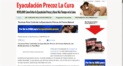 Desktop Screenshot of eyaculacionprecozlacura.net
