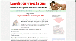 Desktop Screenshot of eyaculacionprecozlacura.com